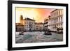 Venetian Sunlight - Vaporetto Canal-Philippe HUGONNARD-Framed Photographic Print