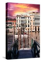 Venetian Sunlight - Vaporetto Jetty-Philippe HUGONNARD-Stretched Canvas