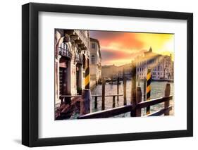 Venetian Sunlight - Venice Piers-Philippe HUGONNARD-Framed Premium Photographic Print