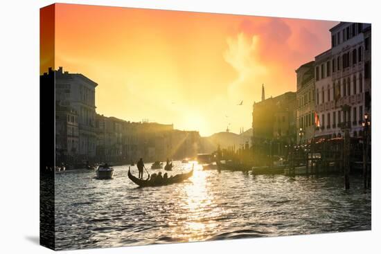 Venetian Sunlight - Venice The Golden Hour-Philippe HUGONNARD-Stretched Canvas