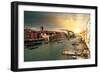 Venetian Sunlight - View of the Grand Canal-Philippe HUGONNARD-Framed Photographic Print