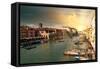 Venetian Sunlight - View of the Grand Canal-Philippe HUGONNARD-Framed Stretched Canvas