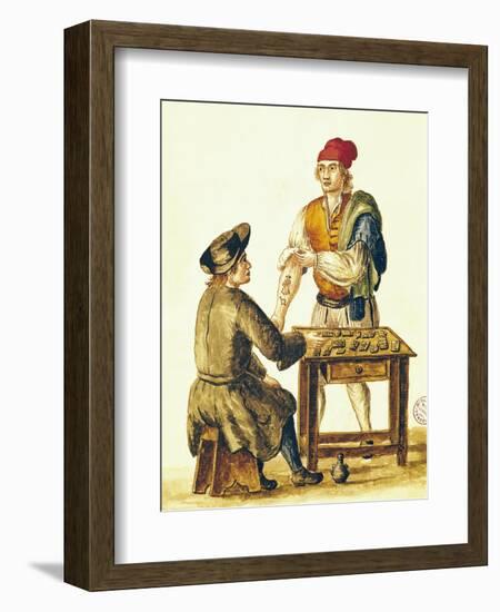 Venetian Tattooer-Jan van Grevenbroeck-Framed Giclee Print