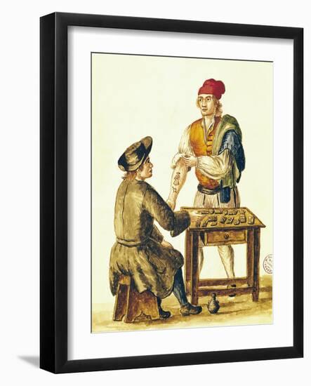 Venetian Tattooer-Jan van Grevenbroeck-Framed Giclee Print