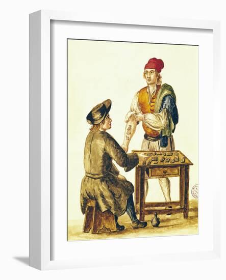 Venetian Tattooer-Jan van Grevenbroeck-Framed Giclee Print