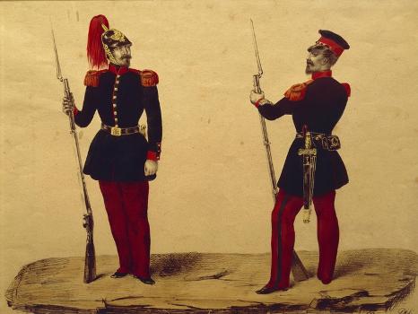 Venetian Uniforms of National Guard' Giclee Print | AllPosters.com