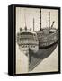 Venetian Vessel Seen from Stern, Italy, 18th Century-null-Framed Stretched Canvas