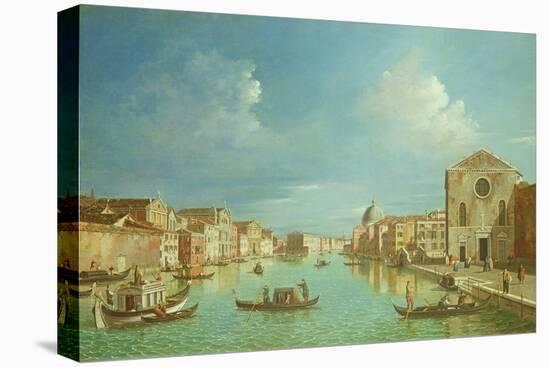 Venetian View-William Leighton Leitch-Stretched Canvas
