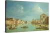 Venetian View-William Leighton Leitch-Stretched Canvas