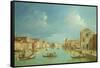 Venetian View-William Leighton Leitch-Framed Stretched Canvas