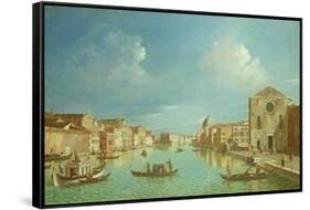 Venetian View-William Leighton Leitch-Framed Stretched Canvas