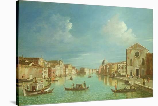 Venetian View-William Leighton Leitch-Stretched Canvas