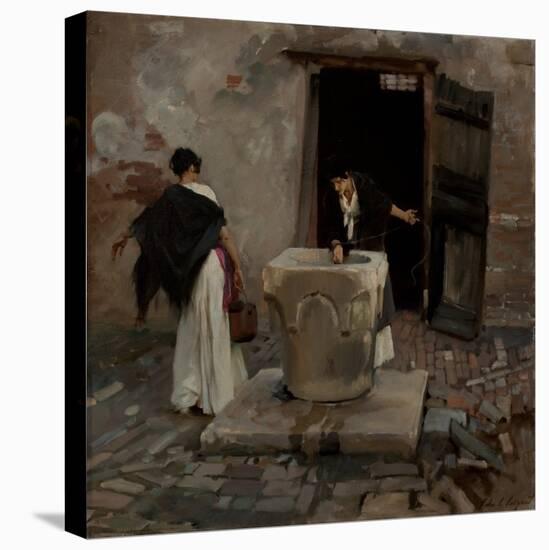 Venetian Water Carriers, 1880-82 (Oil on Canvas)-John Singer Sargent-Stretched Canvas