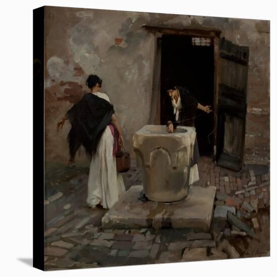 Venetian Water Carriers, 1880-82 (Oil on Canvas)-John Singer Sargent-Stretched Canvas