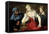 Venetian Women at their Toilet, C.1545-Paris Bordone-Framed Stretched Canvas