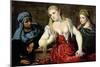 Venetian Women at their Toilet, C.1545-Paris Bordone-Mounted Giclee Print