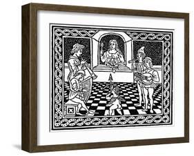 Venetian Woodcut, C1500-null-Framed Giclee Print