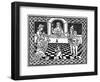 Venetian Woodcut, C1500-null-Framed Giclee Print