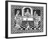 Venetian Woodcut, C1500-null-Framed Giclee Print