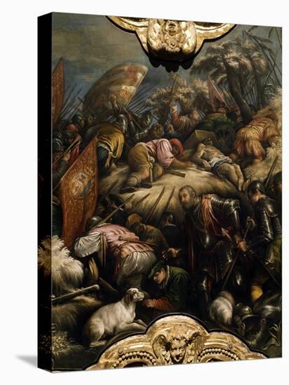 Venetians Defeating Maximilian I in Cadore in 1508-Francesco Bassano-Stretched Canvas