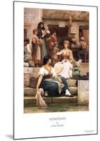 Venetians-Samuel Luke Fildes-Mounted Art Print