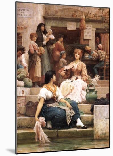 Venetians-Samuel Luke Fildes-Mounted Art Print