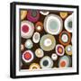 Veneto Boho Spots-Sharon Turner-Framed Art Print