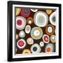 Veneto Boho Spots-Sharon Turner-Framed Art Print