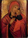 Madonna and Child, C.1650 (Panel)-Veneto-Byzantine-Stretched Canvas