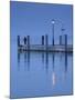 Veneto, Lake District, Lake Garda, Garda, Lakeside Pier View, Italy-Walter Bibikow-Mounted Photographic Print