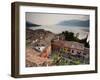 Veneto, Lake District, Lake Garda, Malcesine, Town View from Castello Scaligero Castle, Italy-Walter Bibikow-Framed Photographic Print