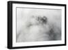 Veneto Mystically in the Fog, Aerial Picture, Cemetery, Ground Fog, Bassano, Italy-Frank Fleischmann-Framed Photographic Print