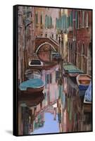 Venezia a Colori-Guido Borelli-Framed Stretched Canvas