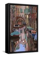 Venezia a Colori-Guido Borelli-Framed Stretched Canvas