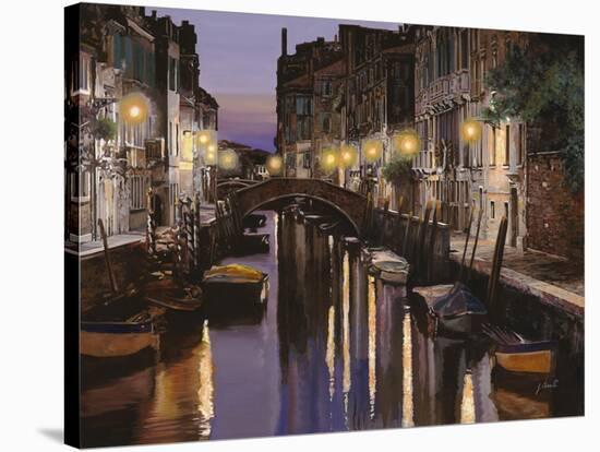 Venezia al Crepuscolo-Guido Borelli-Stretched Canvas