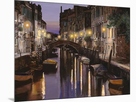 Venezia al Crepuscolo-Guido Borelli-Mounted Giclee Print