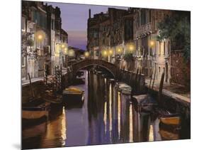 Venezia al Crepuscolo-Guido Borelli-Mounted Giclee Print