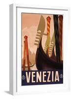 Venezia, c.1920-null-Framed Art Print