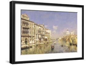 Venezia, il Canal Grande alla Salute-Rubens Santoro-Framed Premium Giclee Print
