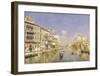 Venezia, il Canal Grande alla Salute-Rubens Santoro-Framed Premium Giclee Print