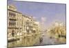 Venezia, il Canal Grande alla Salute-Rubens Santoro-Mounted Premium Giclee Print