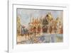 Venezia Piazza San Marco-Pierre-Auguste Renoir-Framed Art Print