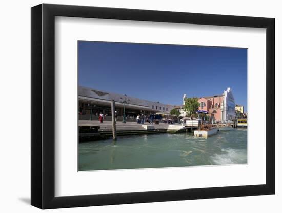 Venezia Santa Lucia Railway Station-Peter Barritt-Framed Photographic Print