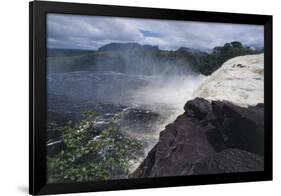 Venezuela and Guyana, Canaima National Park, Salto El Sapo Fall-null-Framed Giclee Print