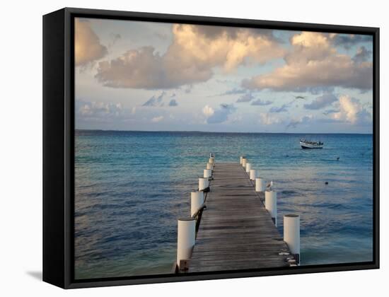 Venezuela, Archipelago Los Roques National Park, Gran Roque, Pier-Jane Sweeney-Framed Stretched Canvas