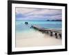 Venezuela, Archipelago Los Roques National Park, Pier on Madrisque Island-Jane Sweeney-Framed Photographic Print