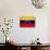 Venezuela Flag Design with Wood Patterning - Flags of the World Series-Philippe Hugonnard-Stretched Canvas displayed on a wall