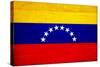 Venezuela Flag Design with Wood Patterning - Flags of the World Series-Philippe Hugonnard-Stretched Canvas