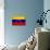 Venezuela Flag Design with Wood Patterning - Flags of the World Series-Philippe Hugonnard-Art Print displayed on a wall