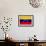 Venezuela Flag Design with Wood Patterning - Flags of the World Series-Philippe Hugonnard-Framed Art Print displayed on a wall